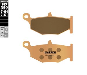 רפידות בלם סינטר גלפר - GALFER PADS SINTER STREET FD359G1371