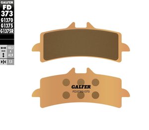 רפידות בלם סינטר גלפר - GALFER PADS SINTER STREET FD373G1370