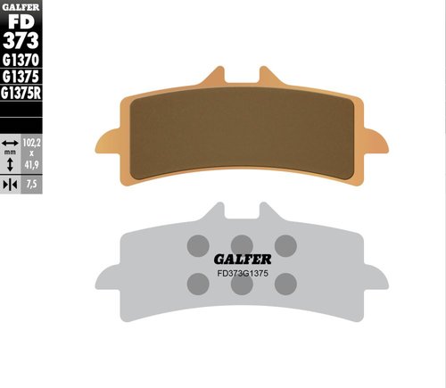 רפידות בלם GALFER Sinter Sport FD373G1375 עם בידוד חום