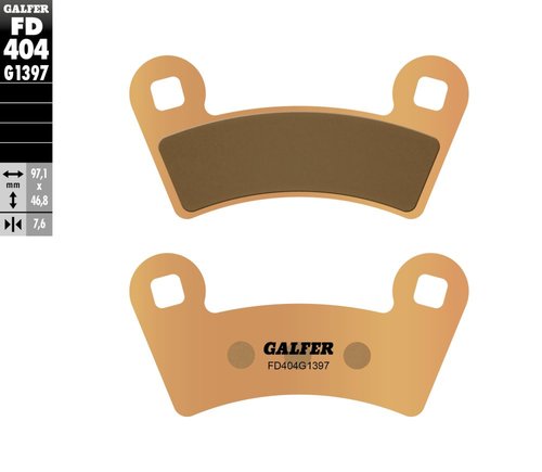 רפידות בלם GALFER Sinter Quad FD404G1397 לטרקטורון