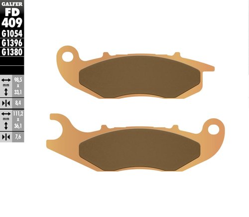 רפידות בלם GALFER Sinter Off-Road FD409G1396 לשטח