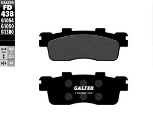רפידות בלם גלפר - GALFER PADS SEMI METAL FD438G1054