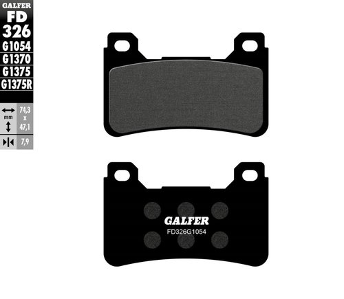 רפידות בלם GALFER Semi Metal FD326G1054 לאופנוע