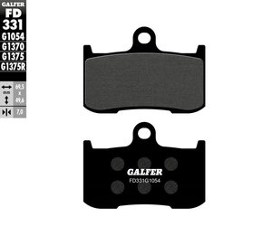 רפידות בלם גלפר - GALFER PADS SEMI METAL FD331G1054