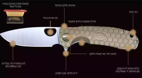 סכין HB1289 מבית Honey Badger