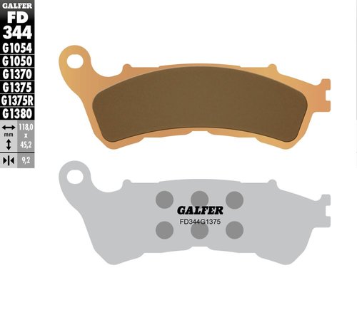 רפידות בלם GALFER Sinter Sport FD344G1375 עם בידוד חום