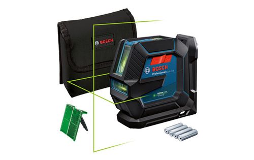 פלס לייזר צלב ירוק BOSCH GLL 2-15G