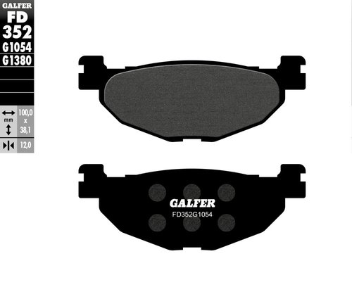 רפידות בלם GALFER Semi Metal FD352G1054 לאופנוע