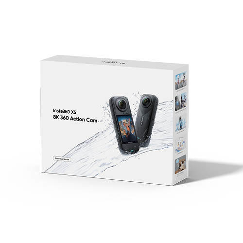 מצלמה וקיט אביזרים Insta360 X5 Essential Bundle