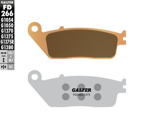 רפידות בלם סינטרד גלפר עם בידוד חום - GALFER PADS SINTER SPORT FD266G1375