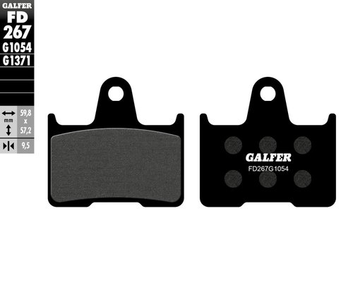 רפידות בלם GALFER Semi Metal FD267G1054 לאופנוע