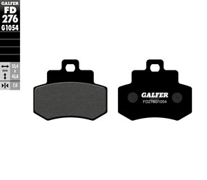 רפידות בלם גלפר - GALFER PADS SEMI METAL FD276G1054