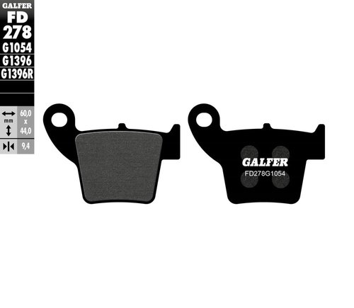 רפידות בלם GALFER Semi Metal FD278G1054 לאופנוע