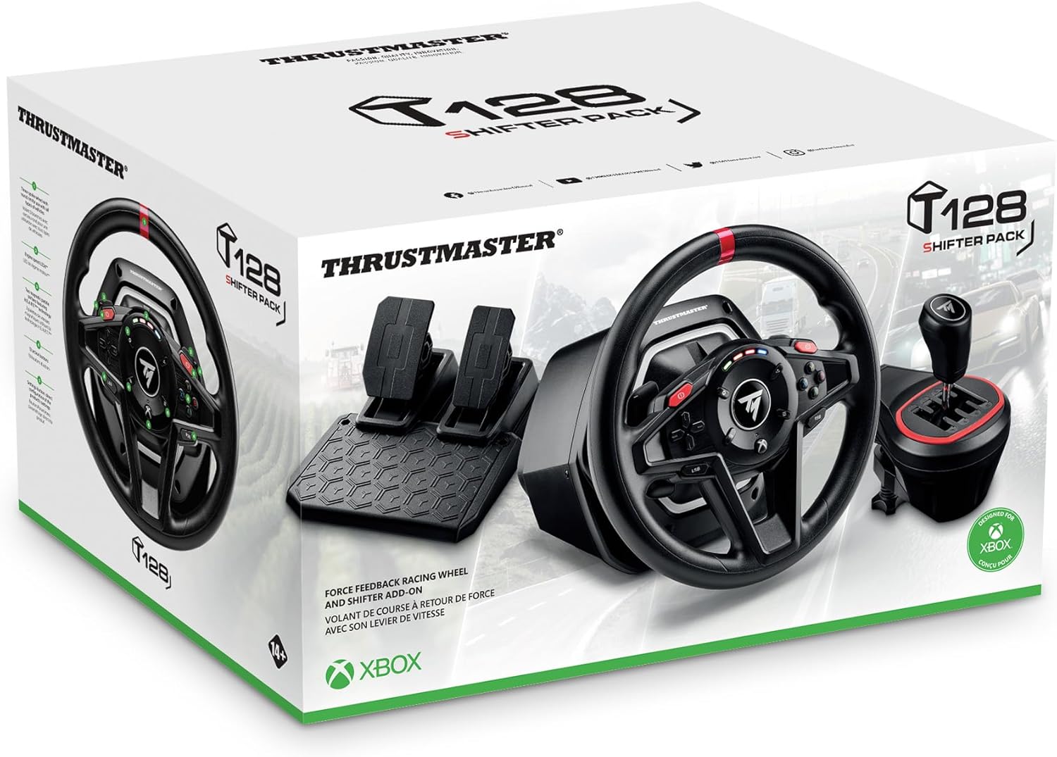 הגה מרוצים Thrustmaster T128 Shifter Pack  , Xbox Series / PC
