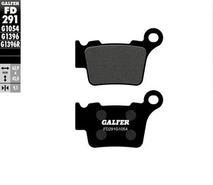 רפידות בלם גלפר - GALFER PADS SEMI METAL FD291G1054