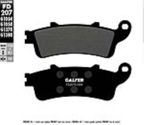 רפידות בלם GALFER Semi Metal FD207G1054 לאופנוע