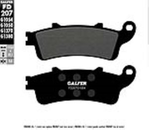 רפידות בלם גלפר - GALFER PADS SEMI METAL FD207G1054