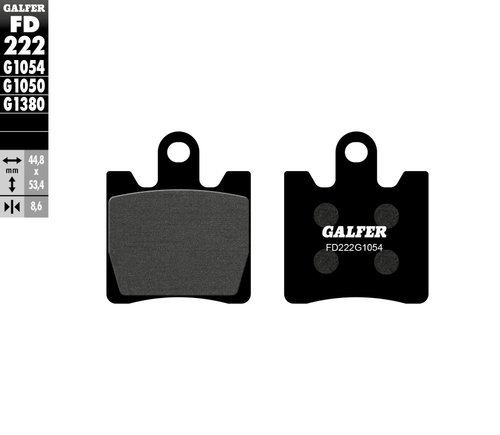 רפידות בלם GALFER Semi Metal FD222G1054 לאופנוע
