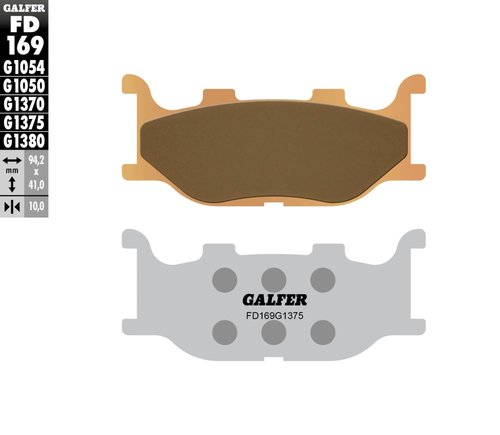 רפידות בלם GALFER Sinter Sport FD169G1375 עם בידוד חום