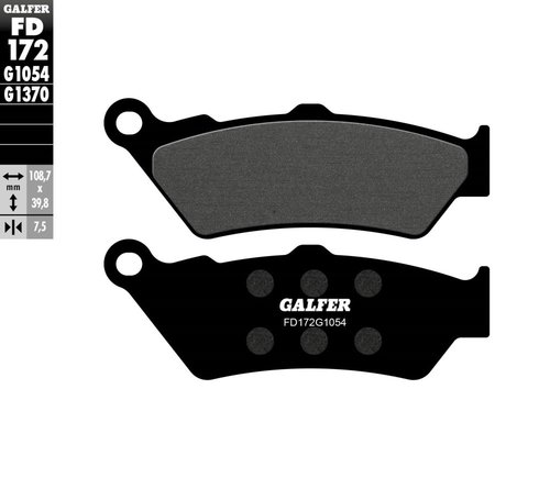 רפידות בלם GALFER Semi Metal FD172G1054 לאופנוע