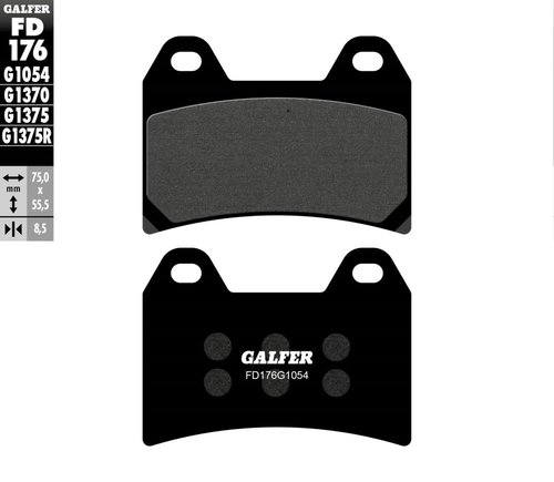 רפידות בלם GALFER Semi Metal FD176G1054 לאופנוע