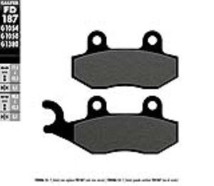 רפידות בלם גלפר - GALFER PADS SEMI METAL FD187G1054