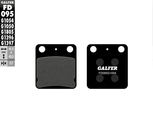 רפידות בלם GALFER Semi Metal FD095G1054 לאופנוע