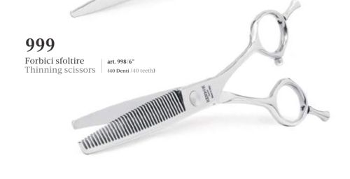 מספריי דילול מקצועיים Henbor 6'' LUXORY 999/6