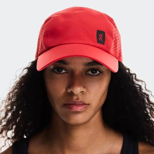 On Cloud Lightweight Cap Red כובע ריצה