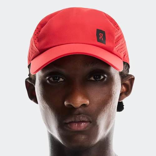 On Cloud Lightweight Cap Red כובע ריצה