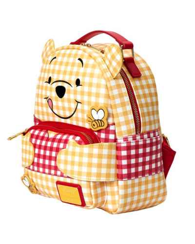 תיק לאונג' פליי - תיק גב מיני פו הדב - Winnie the pooh gingham mini BackPack