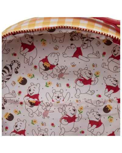 תיק לאונג' פליי - תיק גב מיני פו הדב - Winnie the pooh gingham mini BackPack