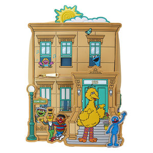 תיק לאונג' פליי - תיק גב מיני פינת רחוב סומסום - Sesame Street corner mini BackPack Loungefly