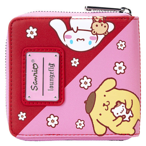 ארנק לאונג' פליי - ארנק רוכסן של סנריו - Sanrio color block zip around wallet