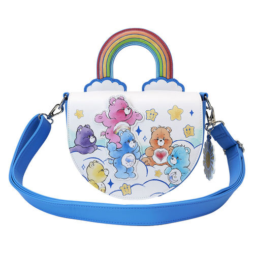 תיק לאונג' פליי - תיק צד של דובוני אכפת לי - Care Bears rainbow handle crossbody bag