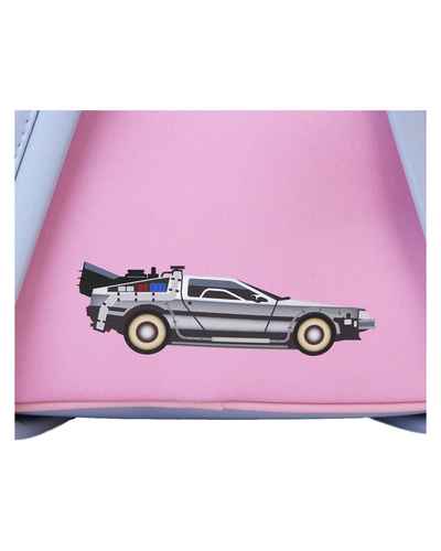 תיק לאונג' פליי - תיק גב של בחזרה לעתיד -Back to the Future 40th anniversary mini BackPack