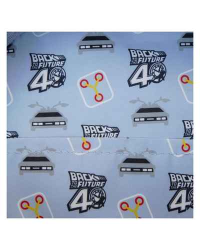 תיק לאונג' פליי - תיק גב של בחזרה לעתיד -Back to the Future 40th anniversary mini BackPack