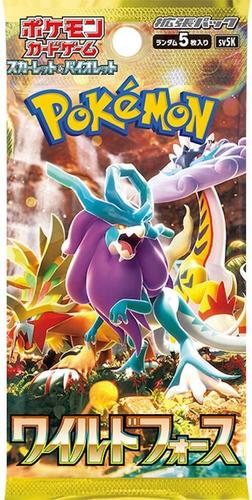 קלפי פוקימון חבילת בוסטר יפנית ווילד פורס Wild Force Booster Pack - SV5K: Wild Force (SV5K)