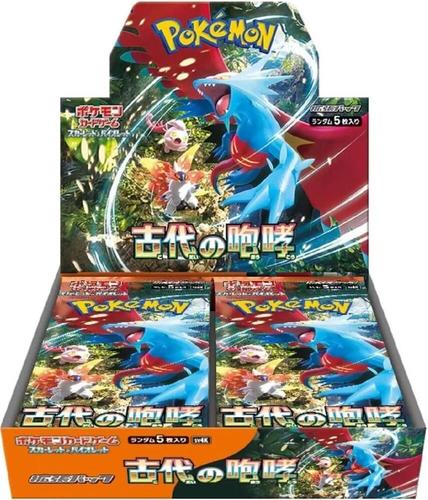 קלפי פוקימון בוסטר בוקס יפני אנשיינט רואר Ancient Roar Booster Box - SV4K: Ancient Roar (SV4K)
