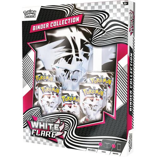 קלפי פוקימון מארז אלבום וויט פלייר (לבן) White Flare Binder Collection - SV: White Flare