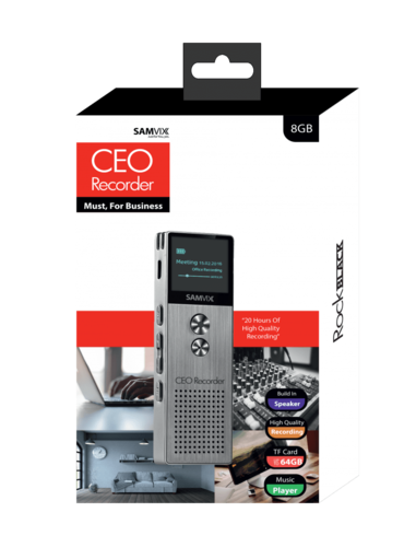 טייפ מנהלים CEO Recorder מבית Samvix