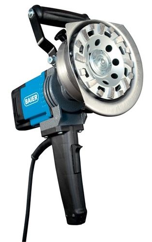 מכונת כרסום בטון BAIER BDS 125 בהספק 1600W עם דיסק 125 מ