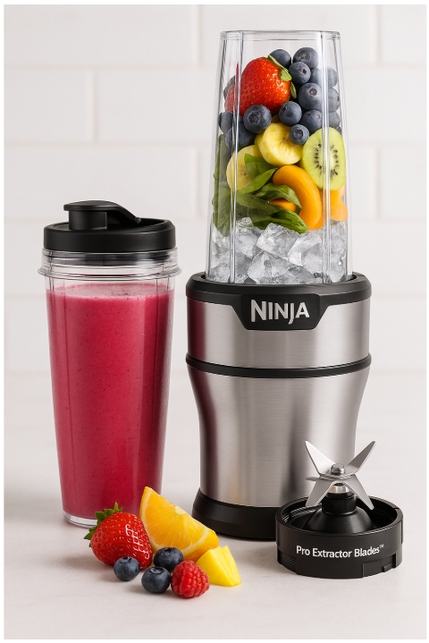 ‏בלנדר Ninja Nutri-Blender Plus BN303 נינג
