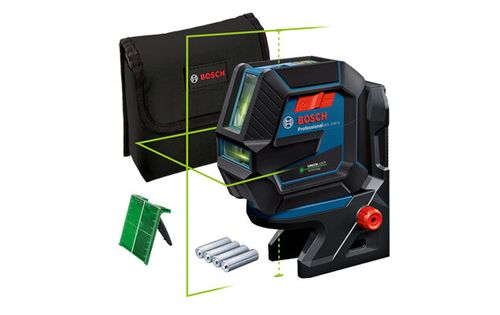פלס לייזר צלב ירוק BOSCH GCL 2-50G