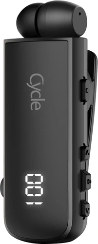 אוזניית בלוטוס עם קליפס וחוט נשלף – Cycle Elite| עמידה במים IPX7