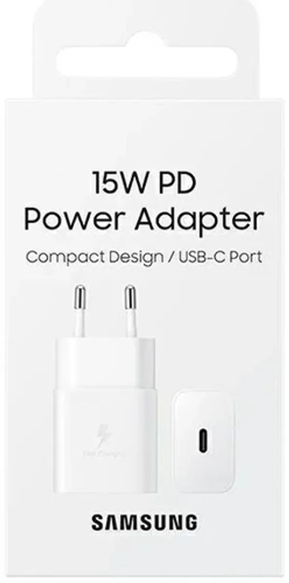 מטען קיר מהיר Samsung PD 15W סמסונג מקורי בצבע לבן