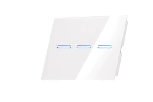 מתג חכם לתאורה 3 מפסקים לבן