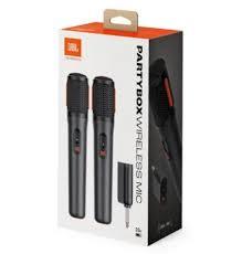 זוג מיקרופונים אלחוטיים JBL PARTYBOX WIRELESS MIC