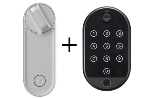 מנעול חכם לדלת Yale Linus L2 עם קודן ביומטרי KeyPad 2 – כסוף