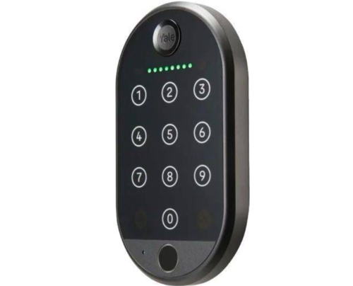 מנעול חכם לדלת Yale Linus L2 עם קודן ביומטרי KeyPad 2 – כסוף